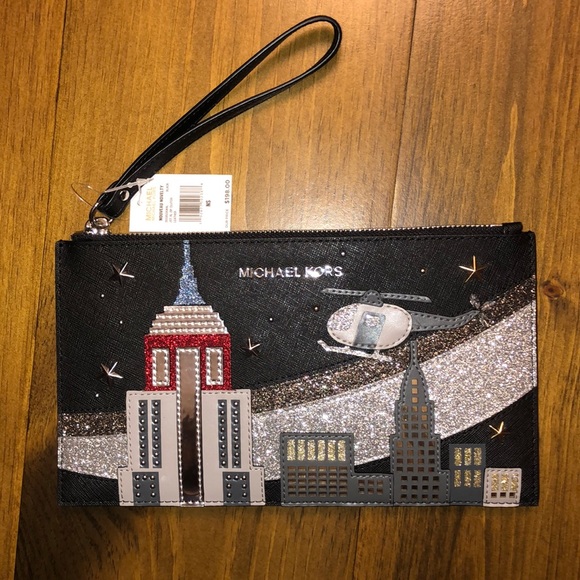 Michael Kors Handbags - Michael Kors Clutch Wristlet Nouveau Novelty